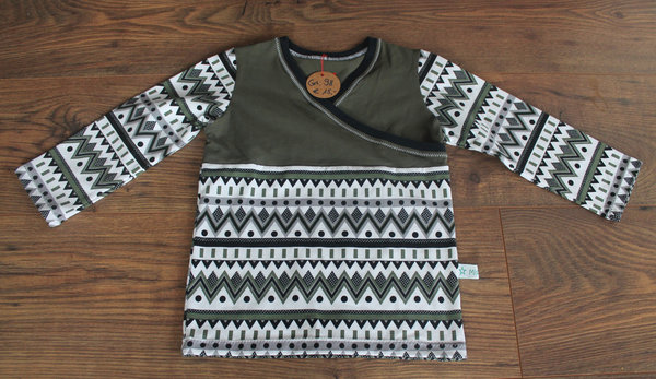 Langarm-Shirt, handmade, Gr. 98