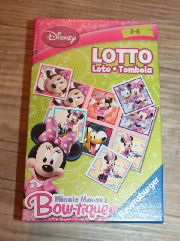Lotto Minnie Mouse, Ravensburger, 3-6 Jahre